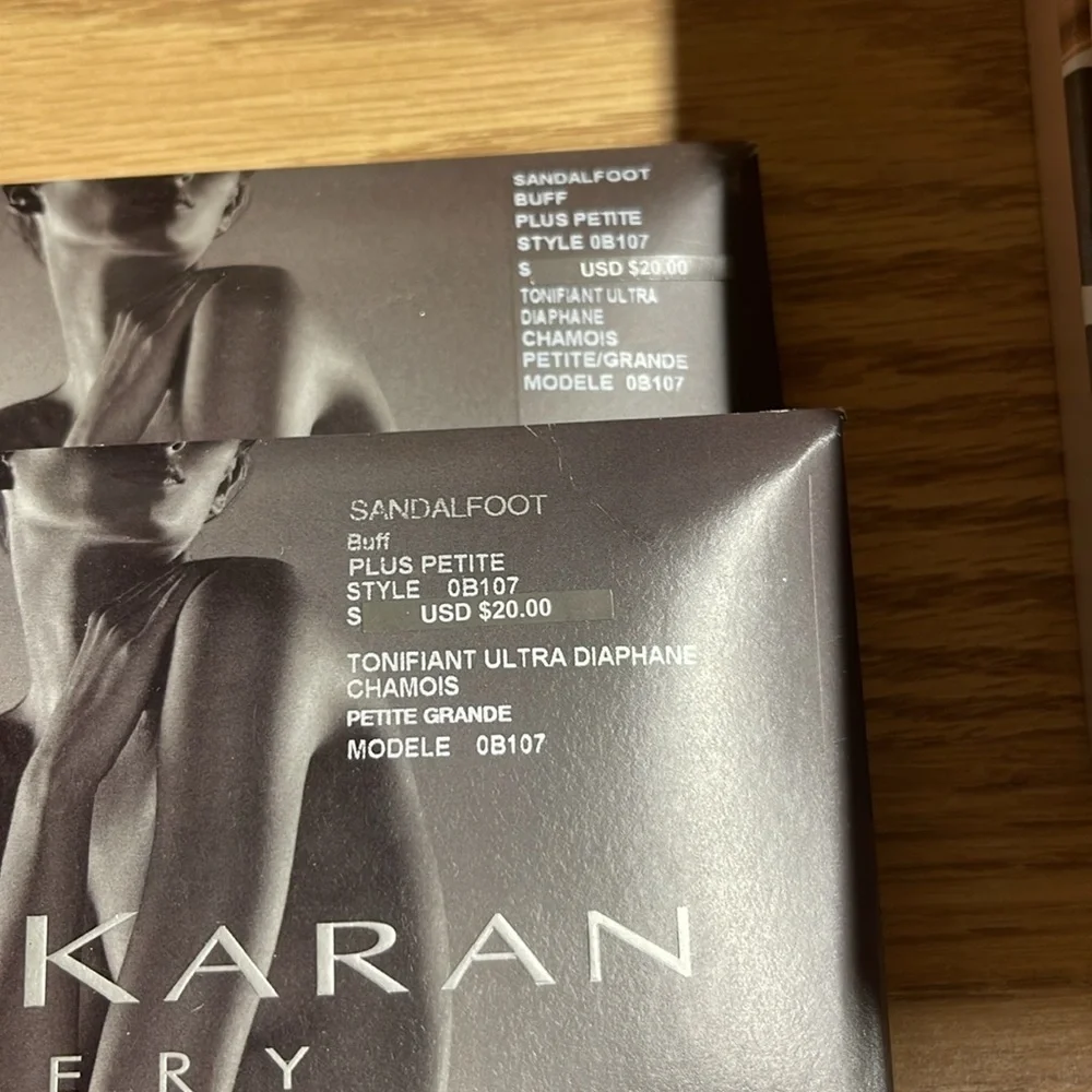 Donna Karan Hosiery The Signature Collection Plus Petite (Buff) 2 Bundle. P10